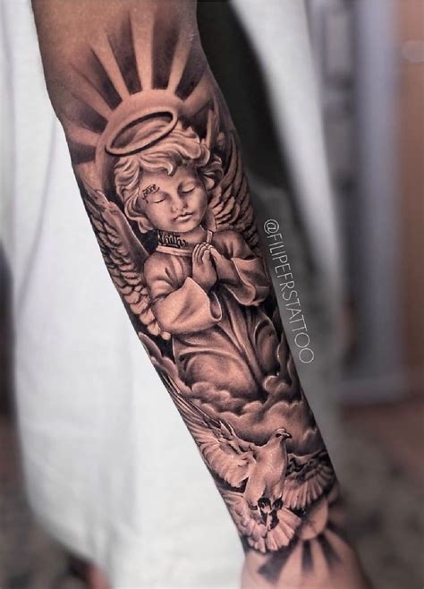 140 ideias de Anjos Tattoo .